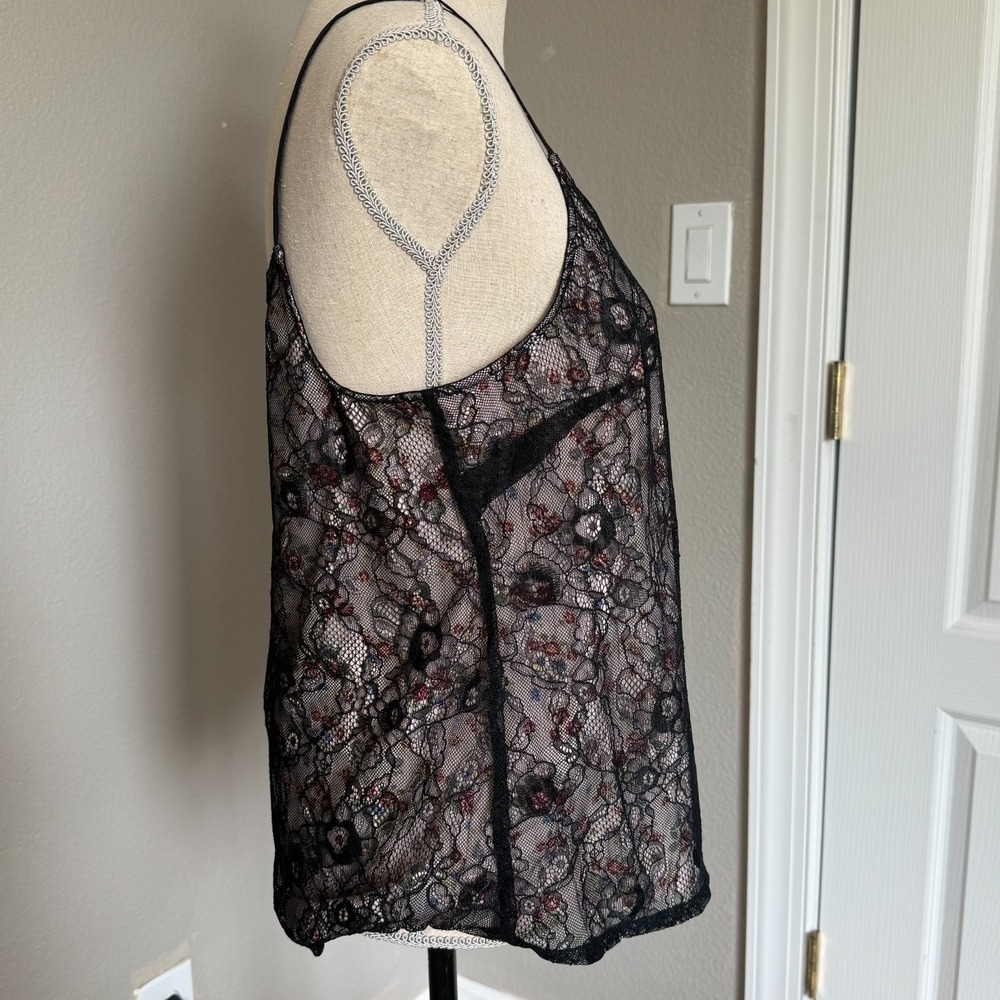 Metaphor Y2K Lace & Floral Fairycore Cami Tank Top Retro Festival - Large - Picture 3 of 11